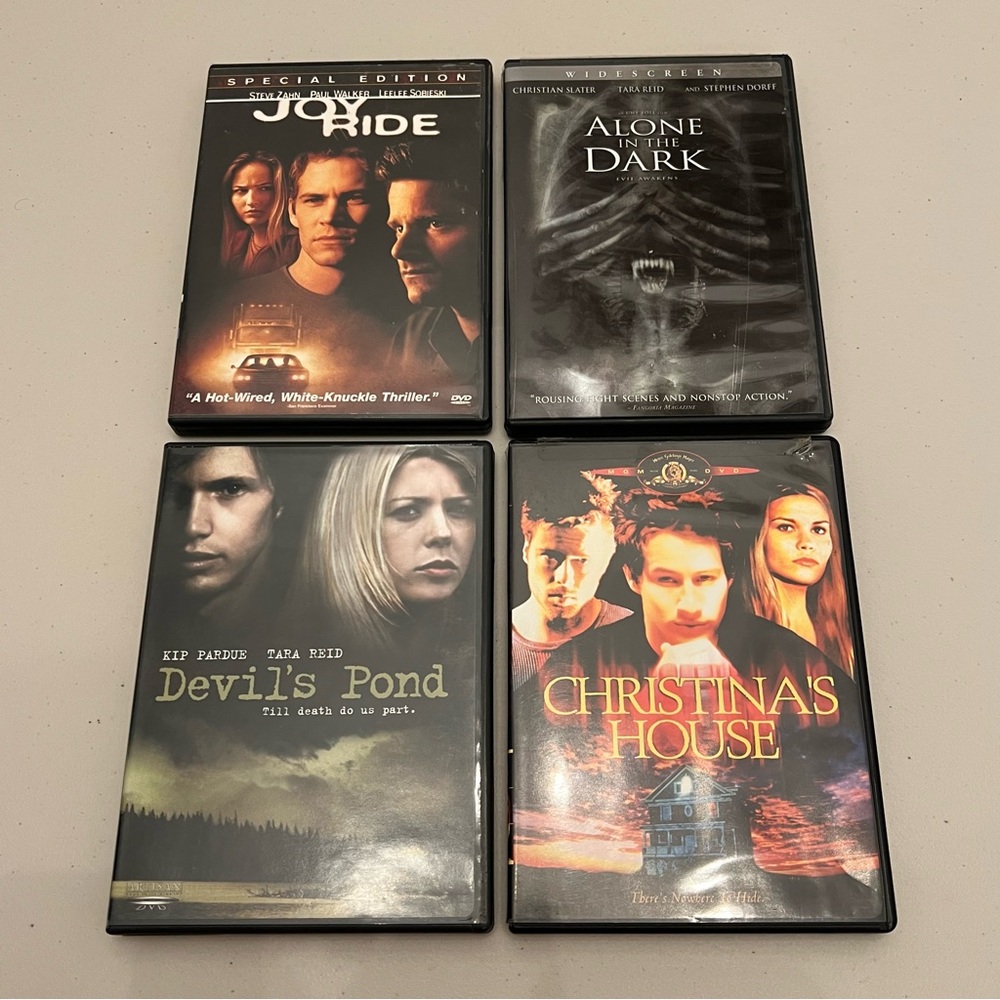 4 Movies Horror, Suspense and Thriller DVD Bundle